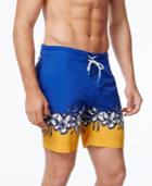 Tommy Hilfiger Men's Azure Colorblocked Floral Board Shorts