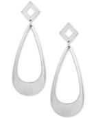 Lucky Brand Silver-tone Drop Earrings