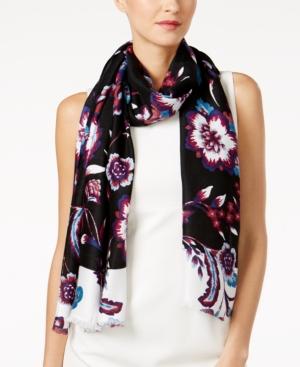 Inc International Concepts Floral Soft Wrap & Scarf In One, Created For Macy's