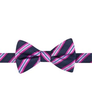 Countess Mara Men's Eugene Reversible Stripe Dot Pre-tied Bow Tie