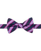 Countess Mara Men's Eugene Reversible Stripe Dot Pre-tied Bow Tie