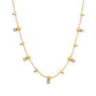 Steve Madden Bar And Ball Chain Necklace