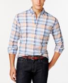 Club Room Big And Tall Lenox Plaid Long-sleeve Shirt, Only At Macy's