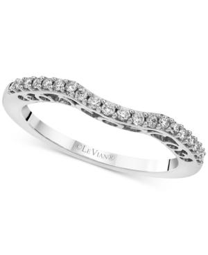Le Vian Diamond Curved Band (1/5 Ct. T.w) In 14k White Gold