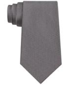 Calvin Klein Silver Spun Solid Slim Tie