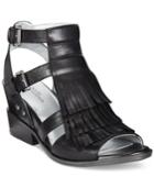 White Mountain Saga Fringe Dress Sandals Women's Shoes