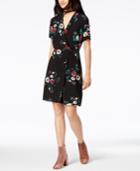 Glam By Glamorous Floral-print Wrap Dress, Created For Macy's