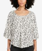 Denim & Supply Ralph Lauren Floral-print Gauze Shirt