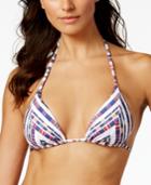 Becca Artisan Triangle Halter Bikini Top Women's Swimsuit