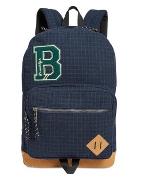 Steve Madden Men's Flannel Plaid Backpack