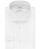 Calvin Klein Steel Slim-fit Non-iron Performance Solid Dress Shirt