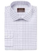 Tasso Elba Men's Classic-fit Tattersall Dress Shirt, Only At Macy's