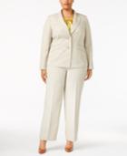 Le Suit Plus Size Two-button Pantsuit & Camisole