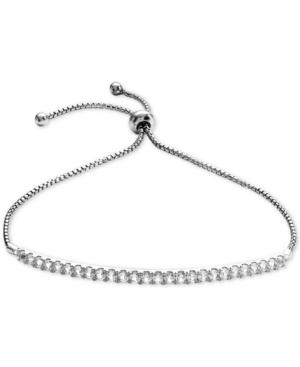 Lab-created White Sapphire Bolo Bracelet (1-1/3 Ct. T.w.) In Sterling Silver