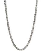 Esquire Men's Jewelry 22 Wheat Chain Necklace In Sterling Silver, Created For Macy's