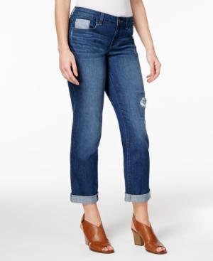 Style & Co Ripped Malibu Wash Boyfriend Jeans, Only At Macy's
