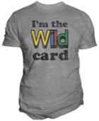 Changes Men's Uno I Am The Wild Card Graphic-print T-shirt