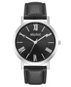 Unlisted Men's Black Synthetic Leather Sport Watch, 40mm