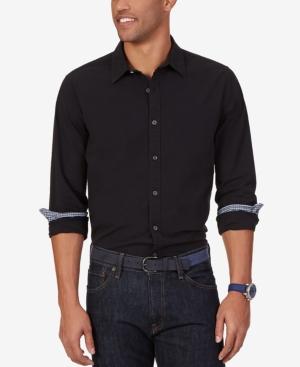 Nautica Men's Seersucker Long-sleeve Shirt