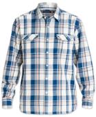 Quiksilver Waterman Cedar Island Plaid Flannel Shirt