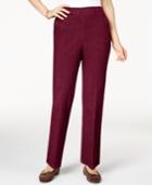 Alfred Dunner Petite Sierra Madre Pull-on Straight-leg Pants