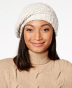 Charter Club Velvety Marled Chenille Beret, Created For Macy's