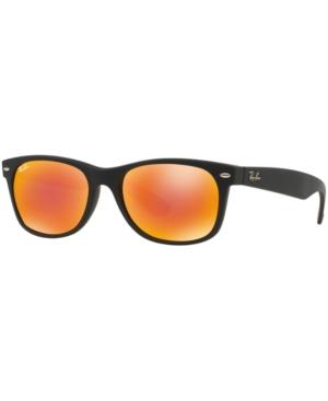 Ray-ban New Wayfarer Mirrored Sunglasses, Rb2132 52