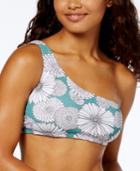 Raisins Textured One-shoulder Bikini Top Women's Swimsuit