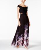Xscape Off-the-shoulder A-line Gown