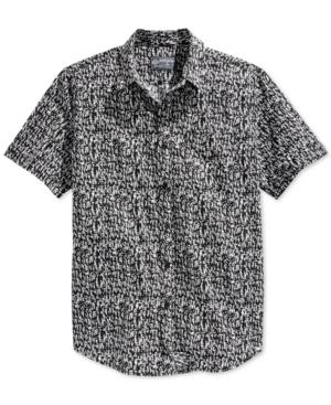 American Rag Daisy Print Short-sleeve Shirt