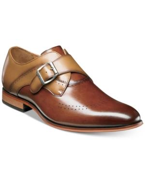 Stacy Adams Men's Saxton Monk Strap Wingtip Loafers Men's Shoes