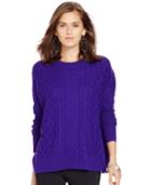 Polo Ralph Lauren Cabled Wool-blend Sweater
