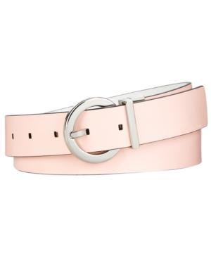 Calvin Klein Reversible Round-buckle Belt, Created For Macy's