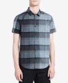 Calvin Klein Men's Classic-fit Dynamic Plaid Shirt
