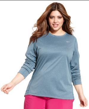 Nike Plus Size Long-sleeve Dri-fit Running Top