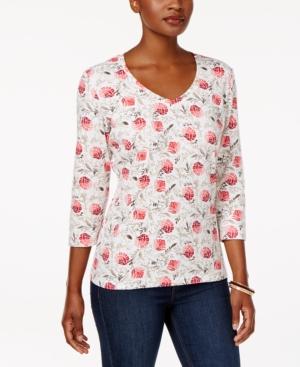 Karen Scott Print Top, Created For Macy's
