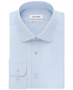 Calvin Klein Stream Blue Stripe Dress Shirt