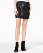 Guess Hemingway Faux-leather Pull-on Skirt