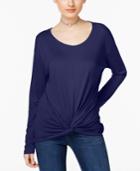 Inc International Concepts Knotted Top, Only At Macy's