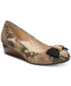 Cole Haan Tali Grand Bow Wedge Pumps