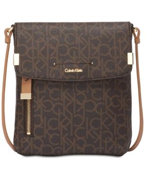 Calvin Klein Raelynn Flap Signature Crossbody