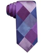 Alfani Spectrum Marion Large Gingham Slim Tie, Only At Macy's