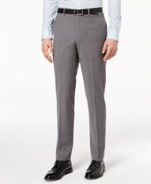 Dkny Men's Slim-fit Stretch Neat Suit Pants