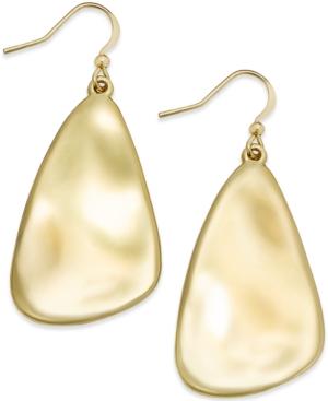 Style & Co. Gold-tone Metal Drop Earrings