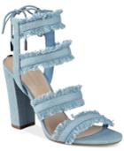 Guess Women's Evira Strappy Block-heel Dress Sandals Women's Shoes