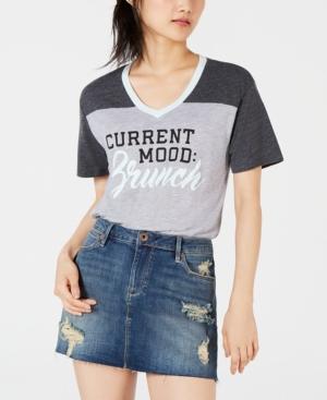 Love Tribe Juniors' Brunch Contrast Graphic T-shirt
