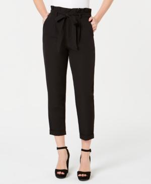 Almost Famous Juniors' Paperbag-waist Pants