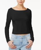 Guess Cropped Tie-back Top