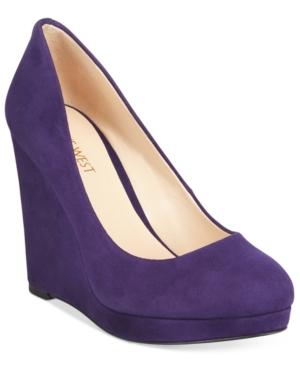 Nine West Halenia Wedge Pumps Women's Shoes