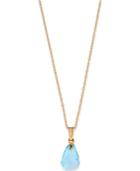 Blue Topaz (4 Ct. T.w.) Pendant Necklace In 14k Gold
